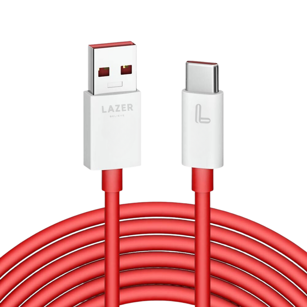 Lazer USB-A to Type-C 45W Red