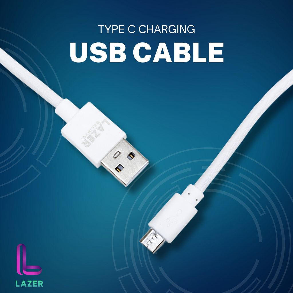 Lazer Fast Charging Type C Cable - 65W