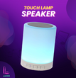 Lazer Wireless Touch Lamp LED Portable Speaker