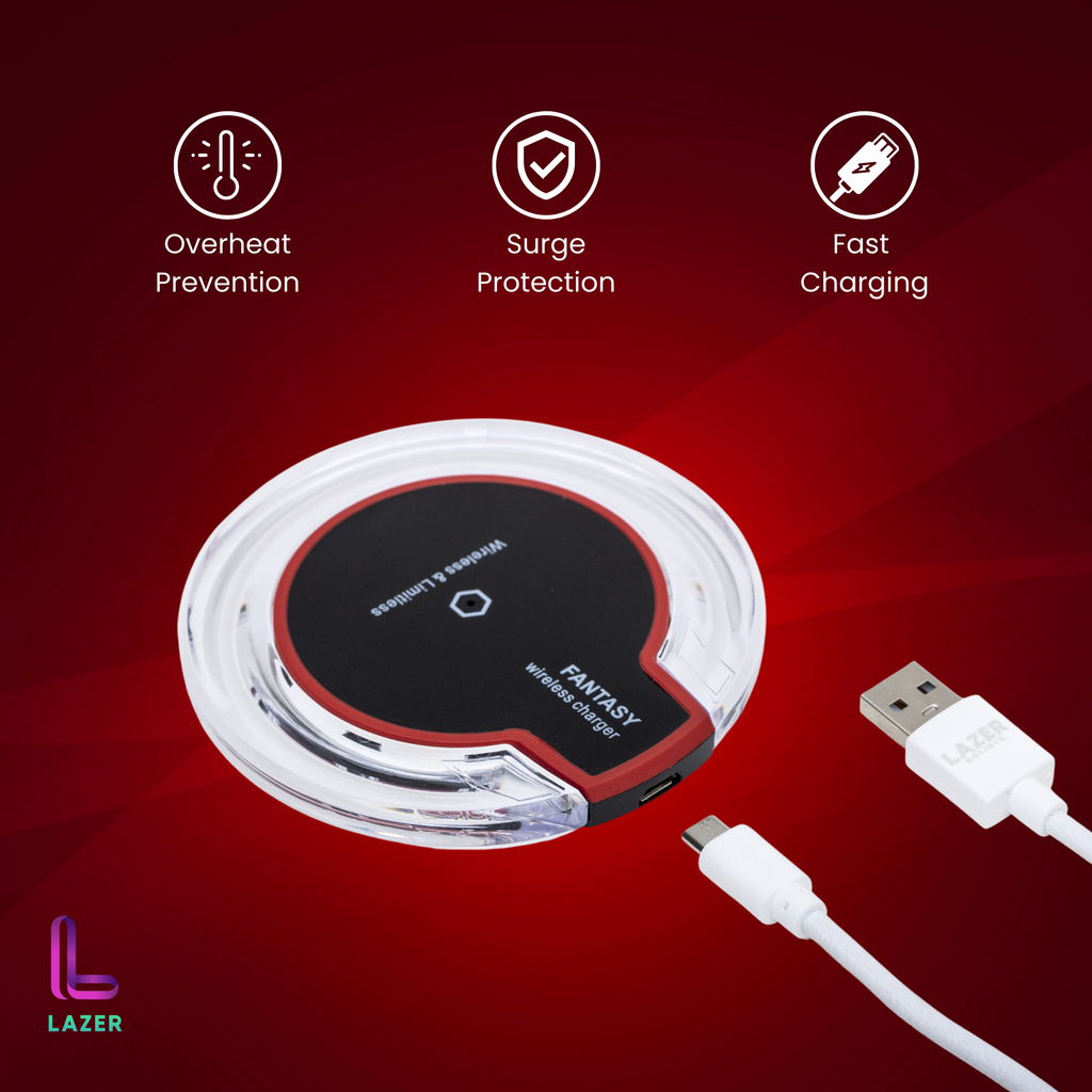 Lazer Fast Wireless Qi Charging Pad