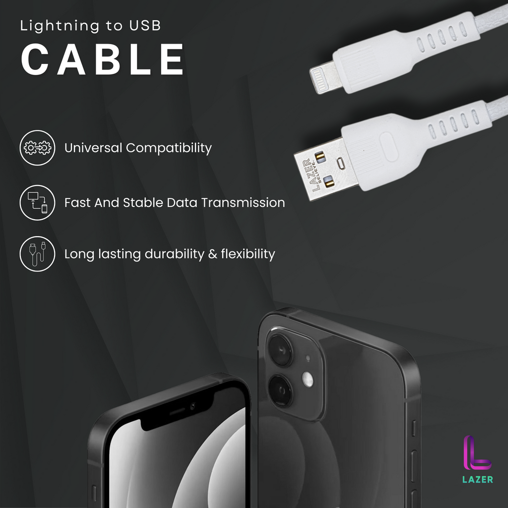 LAZER iPhone USB Cable