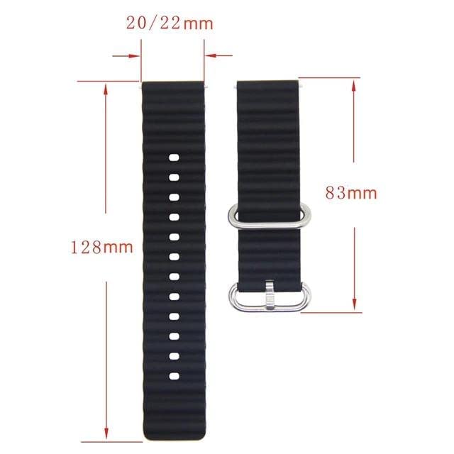 Lazer Silicone Smartwatch Strap compatible with Apple Watch