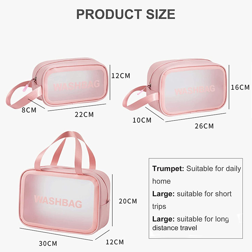 Lazer WashBag Cosmetic Bag | Makeup Travel Bag | Portable Toiletry Organizer