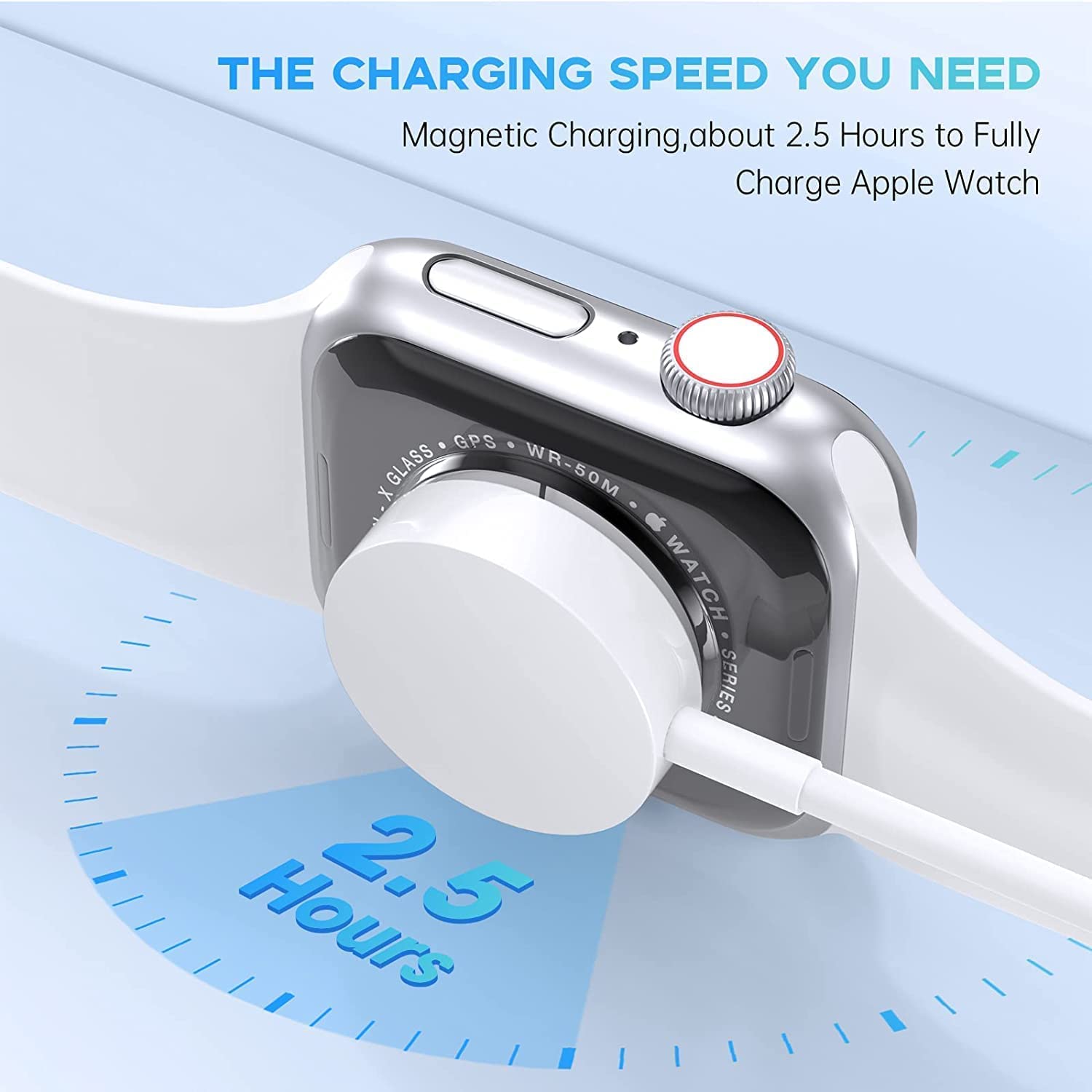Lazer Wireless Magnetic Smartwatch Charging Cable