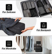 Lazer Polyester 7 Set Travel Organizer Bag 3 Packing Cubes + 3 Pouches + 1 Toiletry Organizer Bag W-28 Cm, H-11 Centimeters