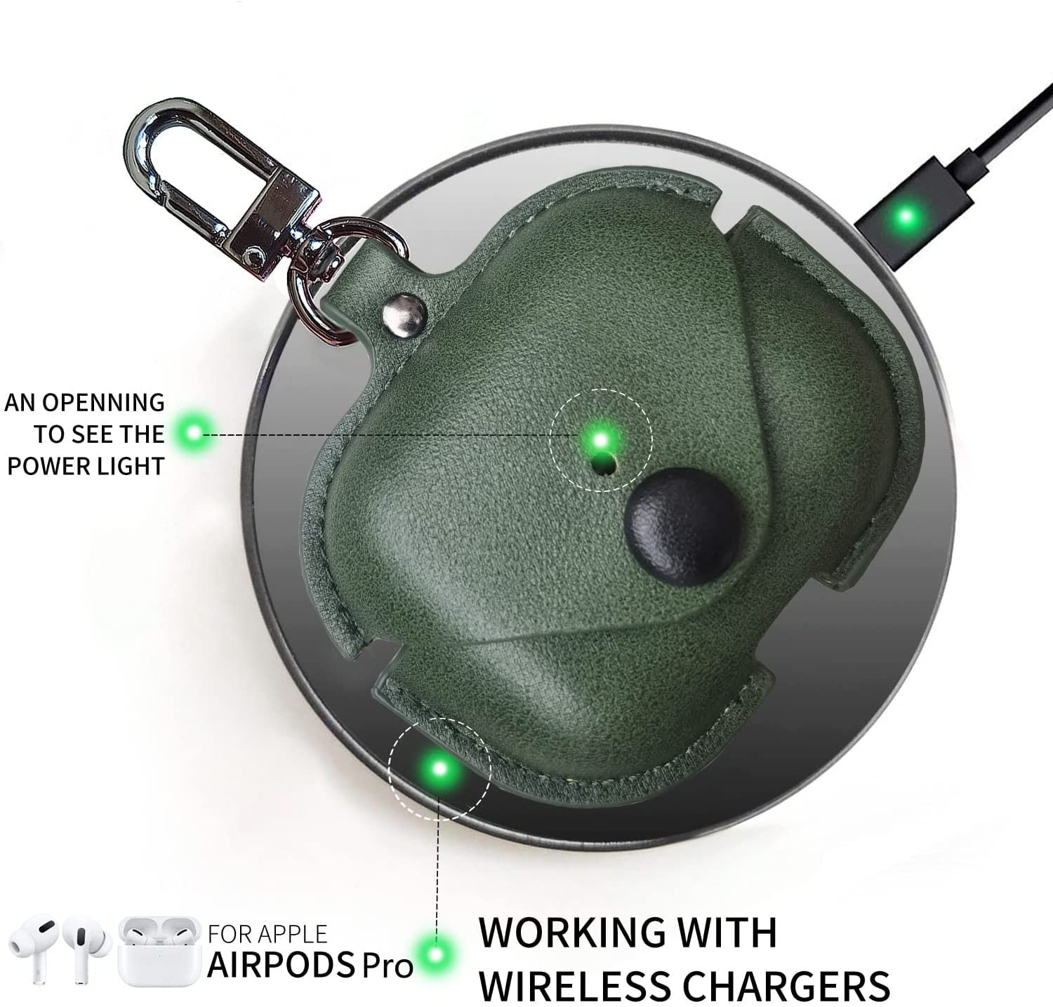 Lazer AirPods Pro Leather Case