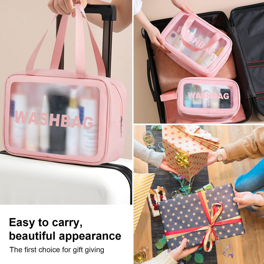 Lazer WashBag Cosmetic Bag | Makeup Travel Bag | Portable Toiletry Organizer