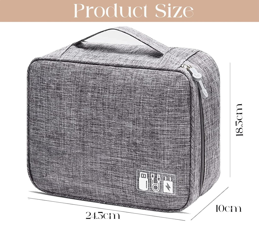 Lazer Polyester Electronics Accessories Organizer Bag