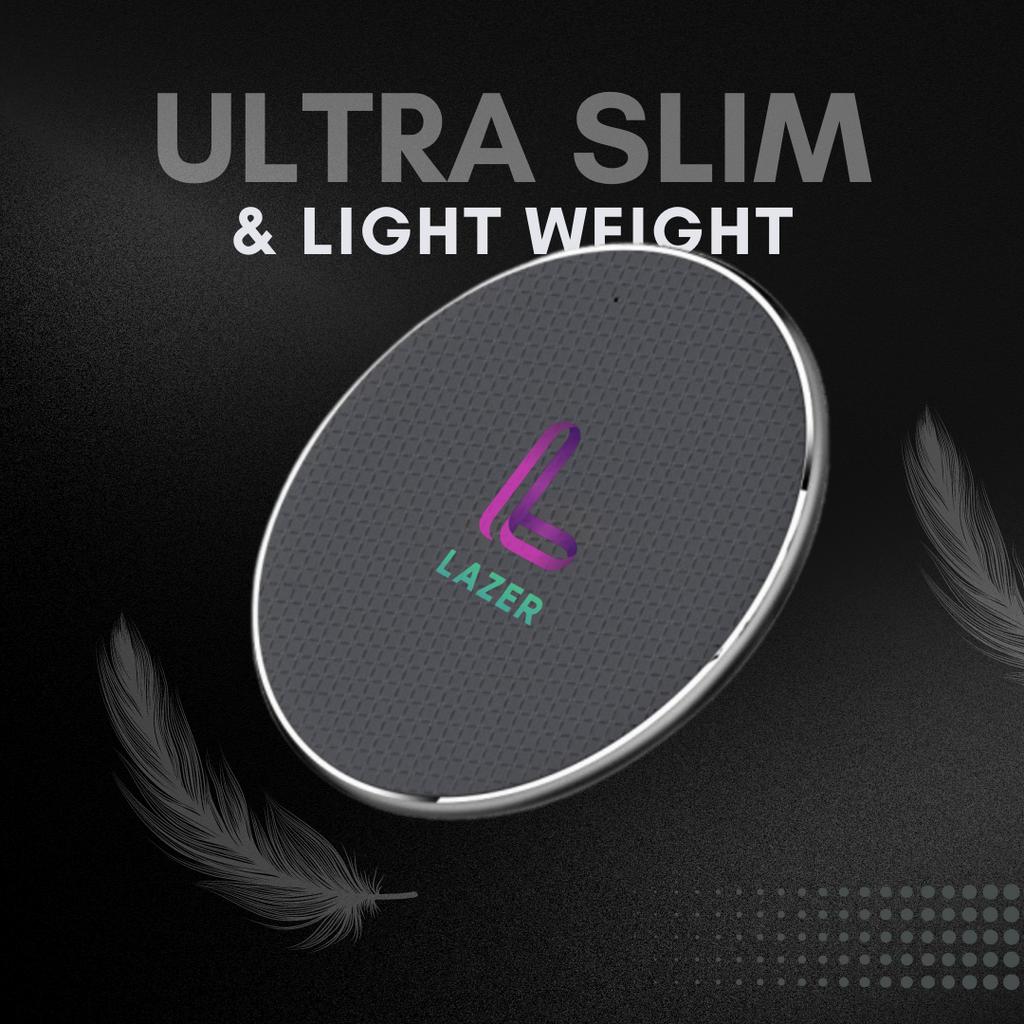 Lazer Essential Wireless Charger with USB-A to C Type Cable