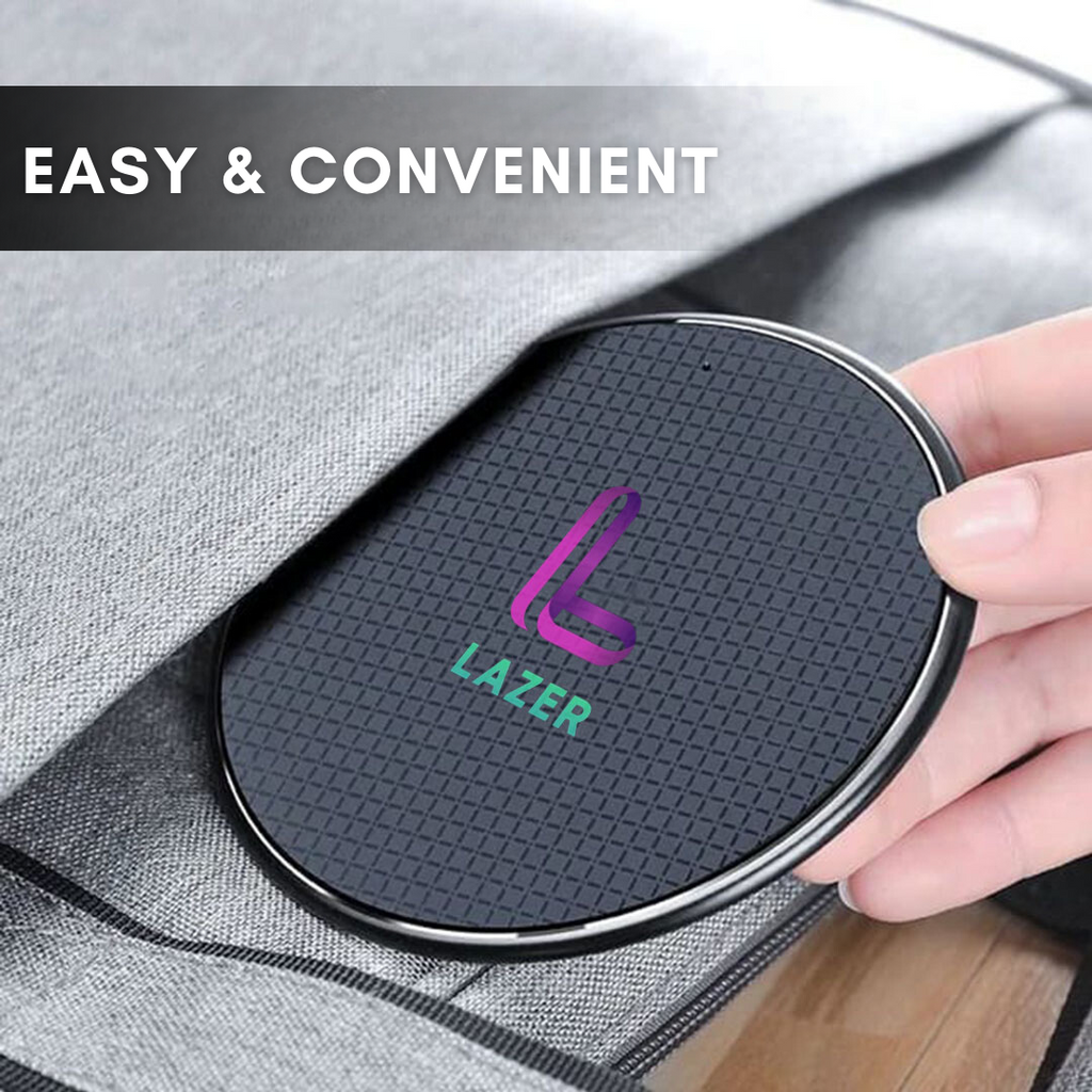 Lazer Essential Wireless Charger with USB-A to C Type Cable