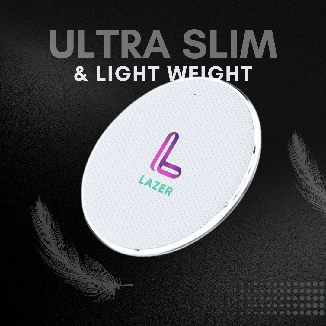 Lazer Essential Wireless Charger with USB-A to C Type Cable