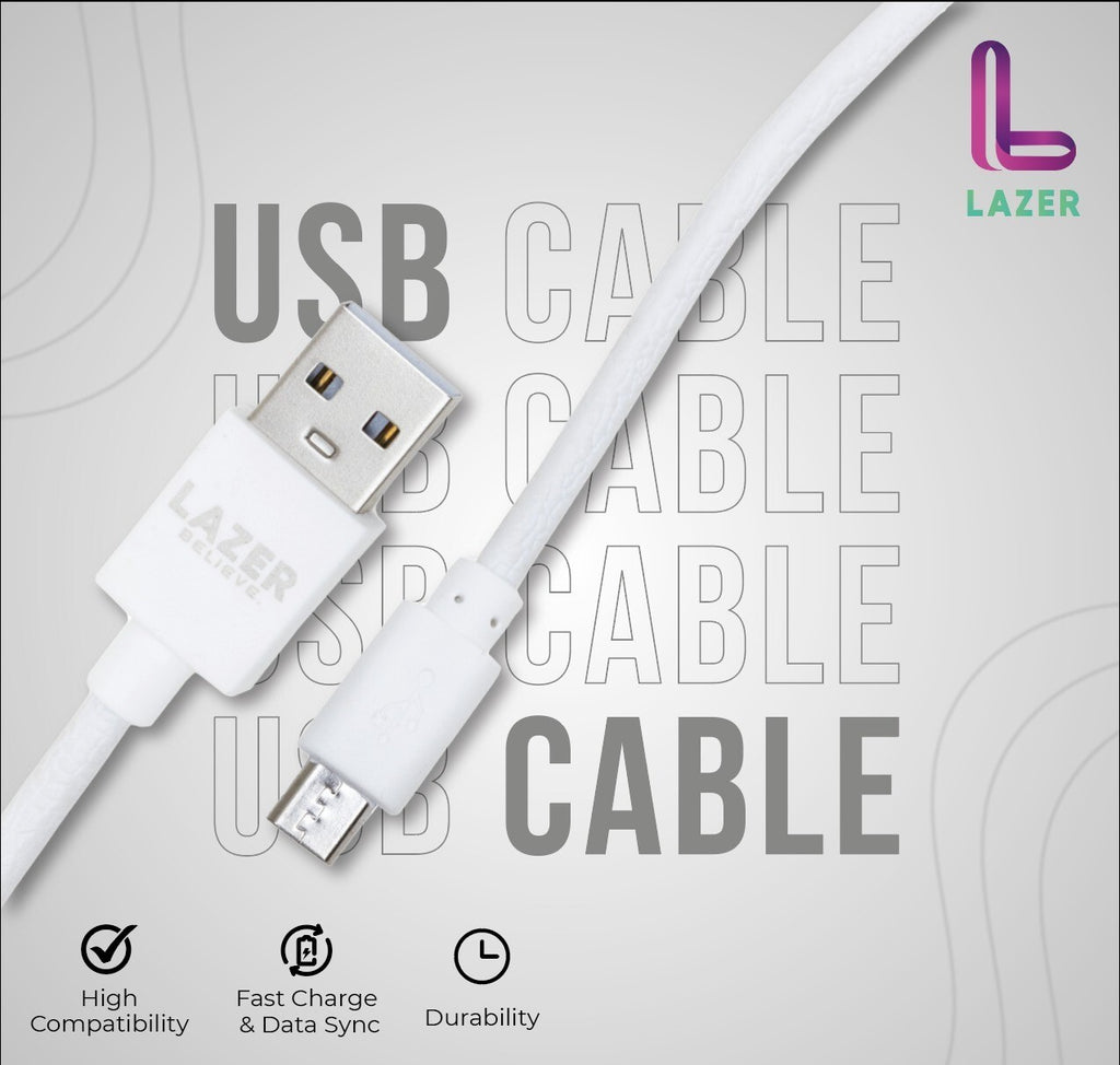 Lazer Fast Charging Type C Cable - 65W