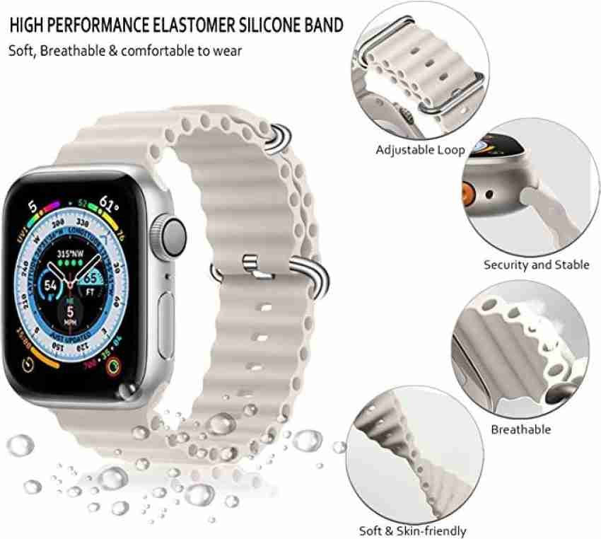Lazer Silicone Smartwatch Strap compatible with Apple Watch