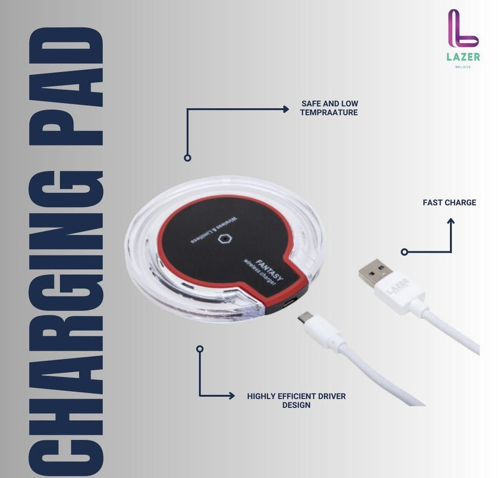 Lazer Fast Wireless Qi Charging Pad